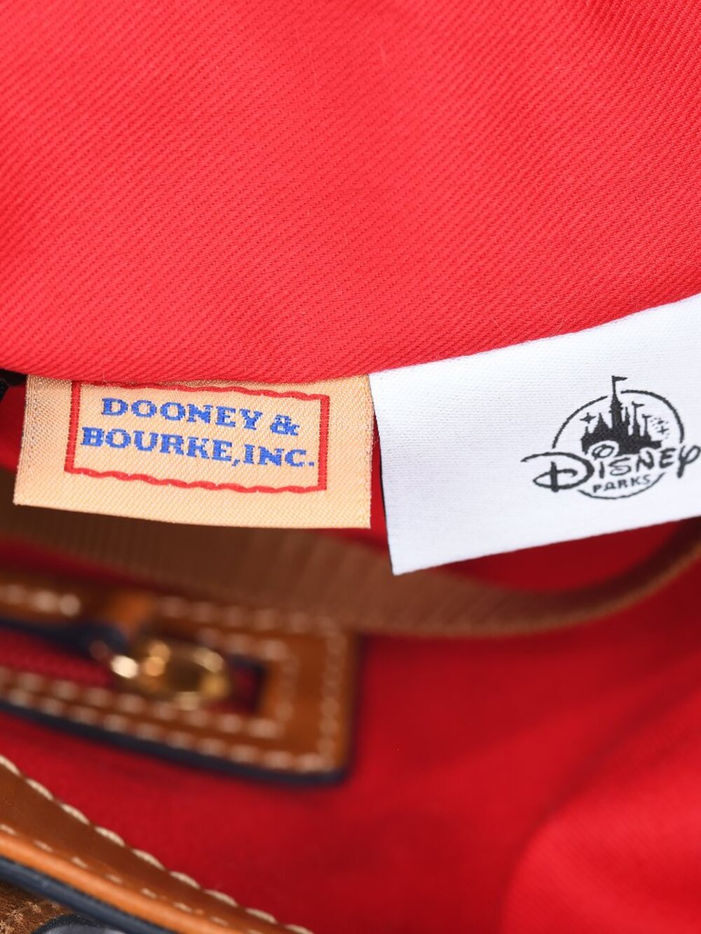 Disney Dooney & Bourke Mickey Minnie Americana Patriotic Tote Bag NWOT - Picture 7 of 8